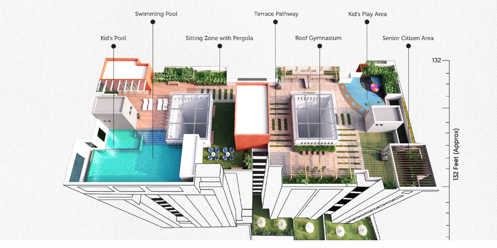 Hover image for large terrace amenities